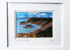 Felted thread landscape by Ally
Ally does thread painting, pictures, bookmarks, cards, journals, pouches, brooches and pillows etched in thread; pen and ink originals
