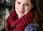 Cozy yarn and earrings by Valerie. 
Valerie makes originally designed yarn scarves, cowls, hats, wreaths, dishcloths and Christmas trees. She also designs and creates gemstone and crystal earrings